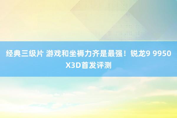 经典三级片 游戏和坐褥力齐是最强！锐龙9 9950X3D首发评测