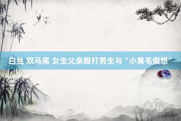 白丝 双马尾 女生父亲殴打男生与“小黄毛假想”
